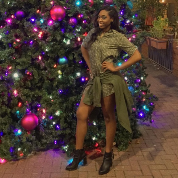 Dresses & Skirts - Green Camo Dress